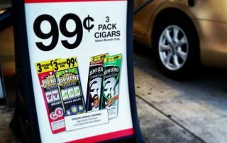 Cheap cigar prices sign