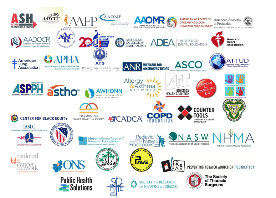 Logos of organizations opposing this act